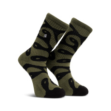 Pánské ponožky Volcom Fa Zephyr Sock Pr One  Wintermoss