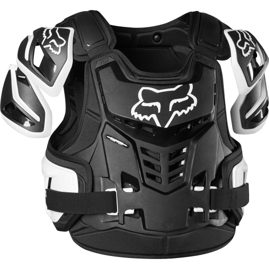 Chránič hrudi Fox Raptor Vest, Ce  Black/White