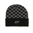 čepice CHECKERED CUFF BEANIE, ALPINESTARS (černá/šedá)