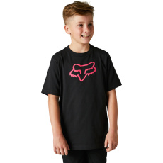 Dětské triko Fox Youth Legacy Ss Tee  Black/Pink