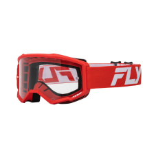 brýle FOCUS, FLY RACING (červená/bílá)