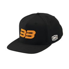 kšiltovka 100% - BB33 Snapback černá/oranžová (vel. UNI)