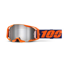 ARMATIC 100'% brýle Neon Orange, stříbrné zrcadlové plexi