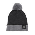 PEATY'S ČEPICE PUBWEAR MERINO BOBBLE HAT - GREY (PPW-BOB-2TN-GRY-1)