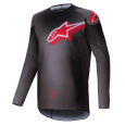 dres SUPERTECH LIPAN, ALPINESTARS (kouřová/červená) 2025