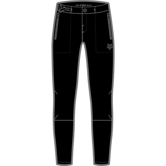 Dětské cyklo kalhoty Fox Yth Ranger Pant  Black