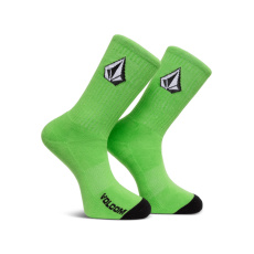 Pánské ponožky Volcom Full Stone Sock 3Pk One  Electric Green