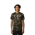 Pánské triko Fox Vzns Ss Tech Tee Camo  Green Camo