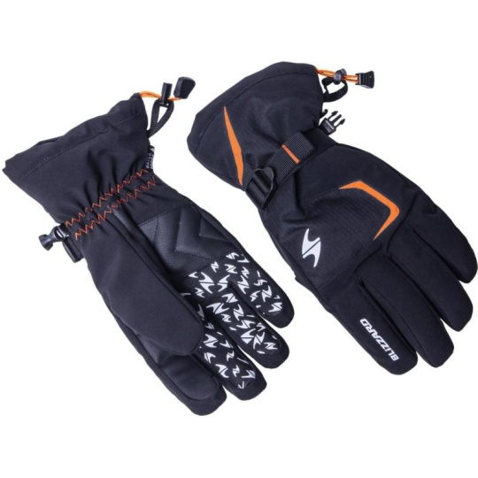 BLIZZARD BLIZZARD Reflex ski gloves, black/orange