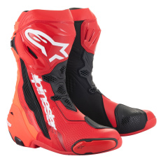 boty SUPERTECH R, ALPINESTARS (červená fluo/červená) 2025