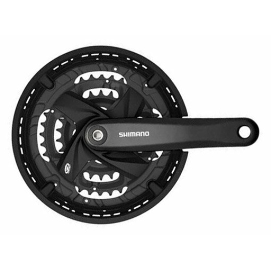 kliky SHIMANO Acera FC-M371-L 175mm 48-36-26, černé, s krytem ,9 speed, pro osu 4HR, v krabičce