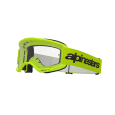 brýle VISION 3 WORDMARK, ALPINESTARS (žlutá fluo, čiré plexi) 2025