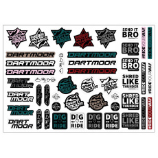 Dartmoor  Sticker sheet A3 Dartmoor V3 - aršík samolepek