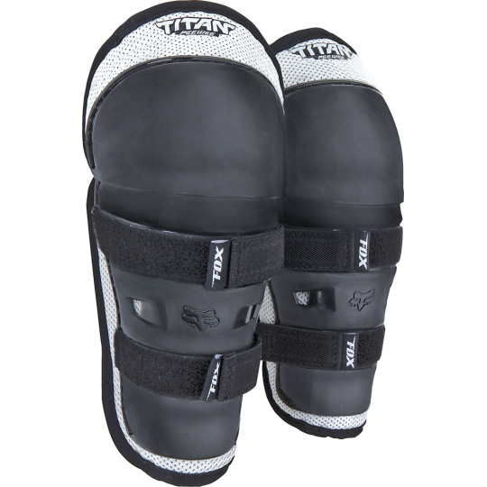 Chránič holení Fox Peewee Titan Knee/Shin G  Black/Silver