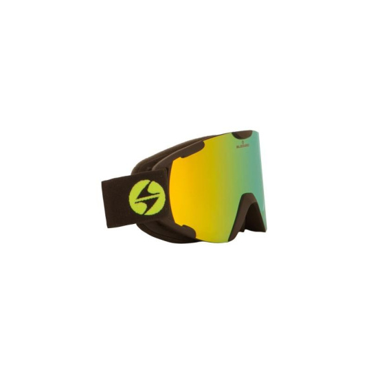 BLIZZARD BLIZZARD 938 MAVZO, black matt, smoke lens S21 + full revo yellow