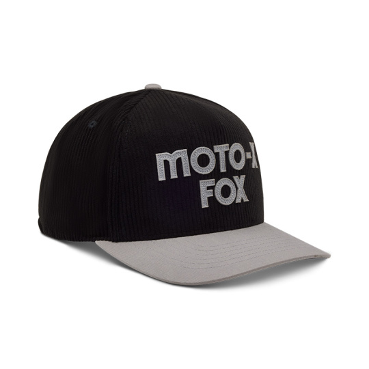 Pánská kšiltovka Fox Moto-X Corduroy Hat  Black