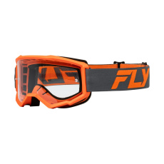 brýle FOCUS, FLY RACING (černá/oranžová) dětské 