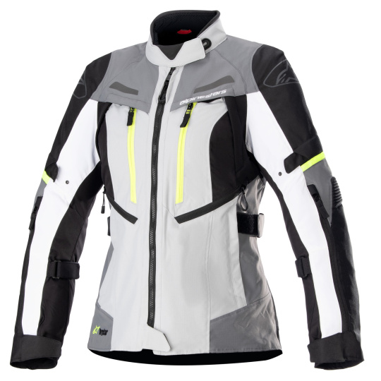 bunda STELLA BOGOTA PRO DRYSTAR, ALPINESTARS, dámská (šedá/tmavě šedá/černá/žlutá fluo) 2025