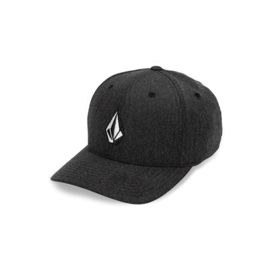 Pánská kšiltovka Volcom Full Stone Hthr Flexfit Hat  Charcoal Heather