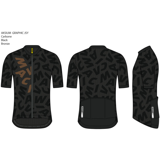 MAVIC DRES AKSIUM GRAPHIC BRONZE CARBONE (T000129)