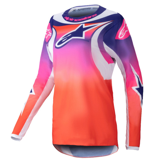 dres STELLA FLUID WURX, ALPINESTARS, dámský (multicolor/bílá) 2025