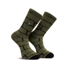 Pánské ponožky Volcom Bricker Sock Pr One  Wintermoss