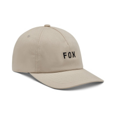 Pánská kšiltovka Fox Wordmark Adjustable Hat  Cream