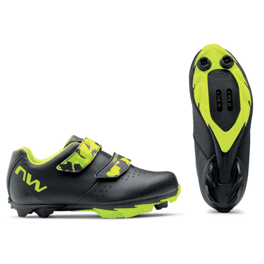 Dětské tretry Northwave Origin Junior  Black/Yellow Fluo