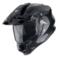 Moto přilba SCORPION ADF-9000 CARBON AIR solid černá