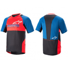 Alpinestars Drop 8.0 S/S Jersey dres Mid Blue/Bright Red