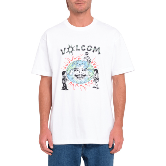 Pánské triko Volcom Fa Keutchi 2 Sst  White