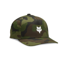 Dětská čepice Fox Yth Fox Head Camo 110 Sb Hat  Green Camo