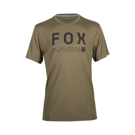 Pánské triko Fox Non Stop Ss Tech Tee  Olive Green