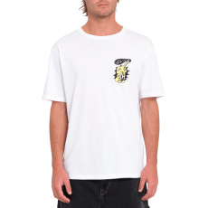 Pánské triko Volcom Santi Stoned Bsc Sst  White