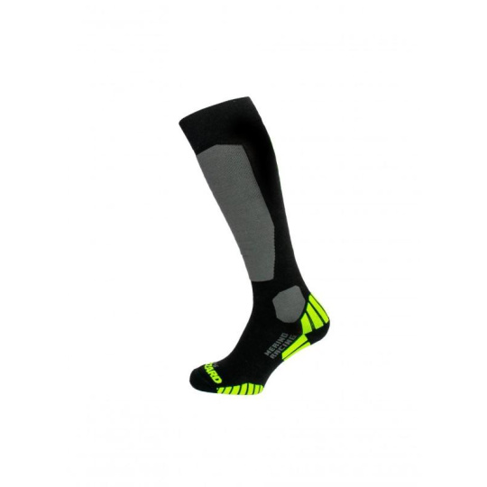 BLIZZARD BLIZZARD Merino Racing ski socks, black/yellow