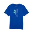 Dětské triko Fox Yth Throttle Ss Tee  Blue