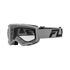brýle FOCUS, FLY RACING (stříbrné/černá)